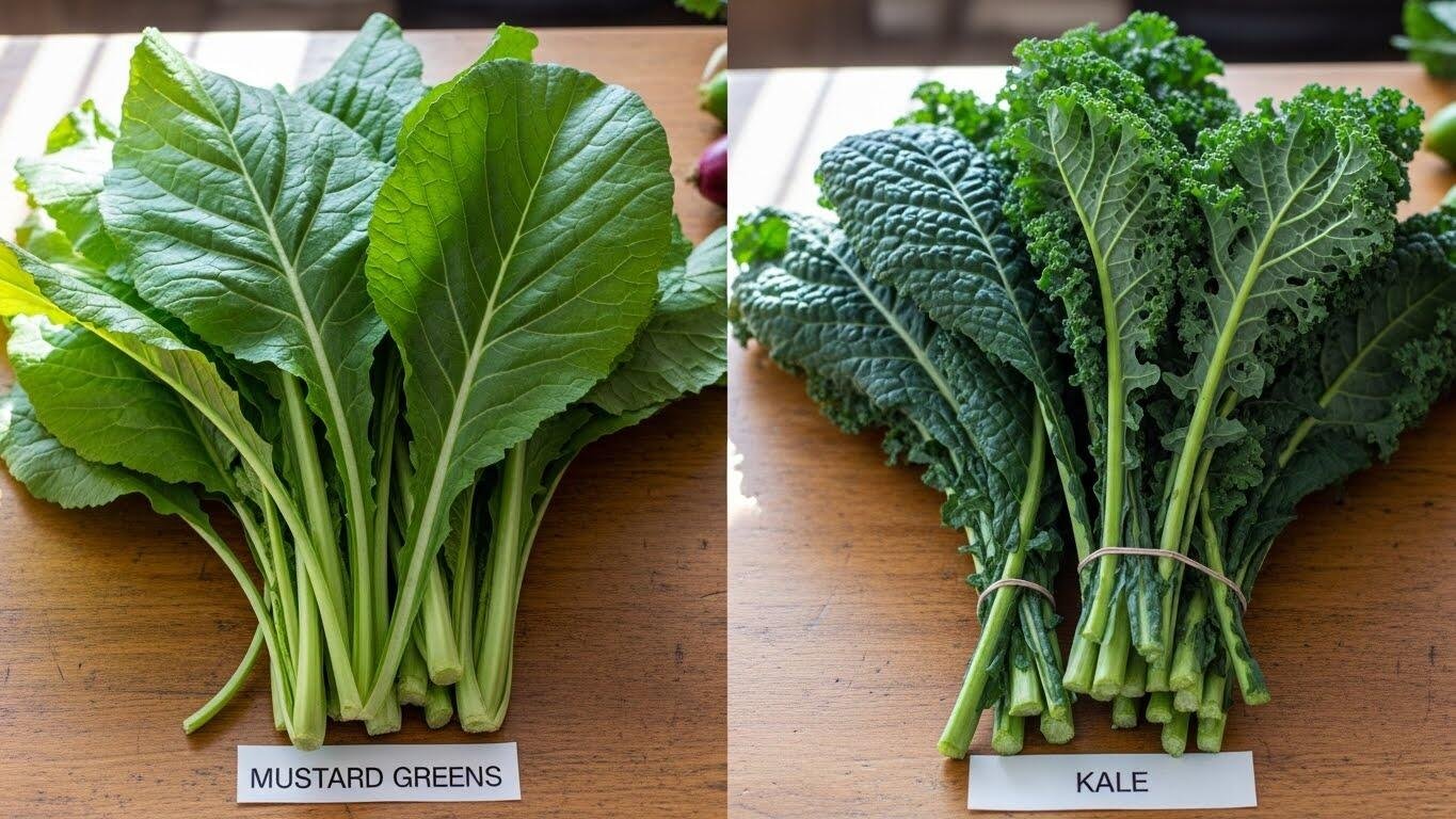 Mustard greens vs kale: Which is more nutritious? - Discover the Cure
