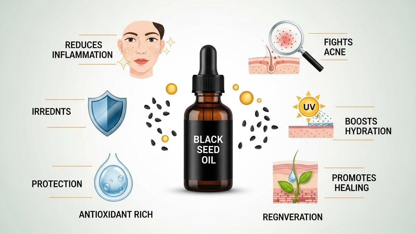 The Ultimate Guide to the Benefits of Black Seed Oil for Skin ...