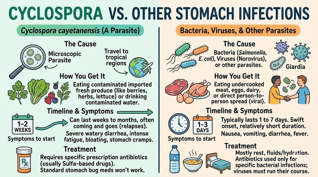 Cyclospora Symptoms