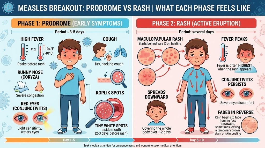 Measles Symptoms in Adults