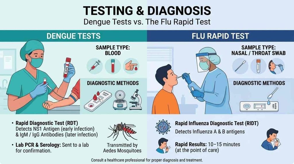 Dengue vs Flu Symptoms